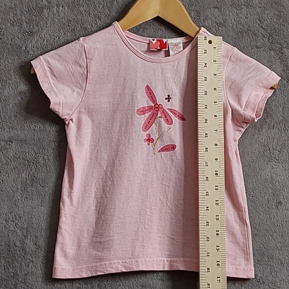 Vintage Short sleeve Pink Top Girls Size 6 /6x - Picture 3 of 6